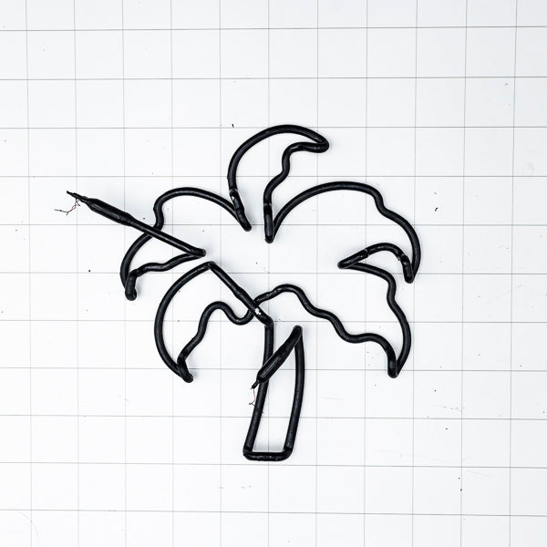 Left Teal Palm for Vintage Double Palm Budweiser Neon Sign Replacement Tube