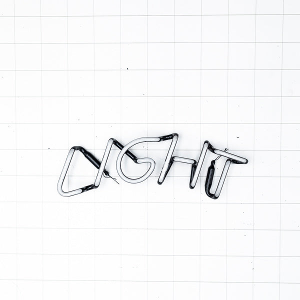 LIGHT Single Stroke Word Unit  arched word unit Neon Sign Replacement Tube