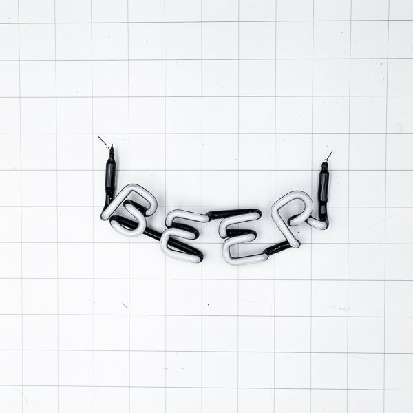 BEER Single Stroke Word unit for Colders 29 Neon Sign Replacement Tube