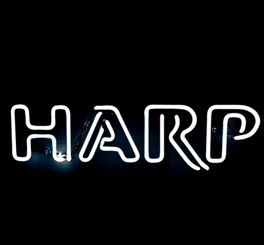 HARP double stroke word unit for Harp Lager Beer Neon Sign Replacement Tube