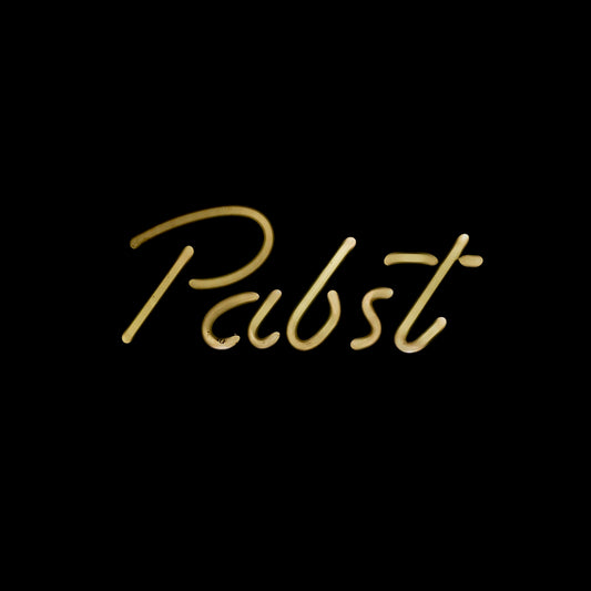 Pabst Vintage Script Word unit Replacement Tube - Neon Sign Part