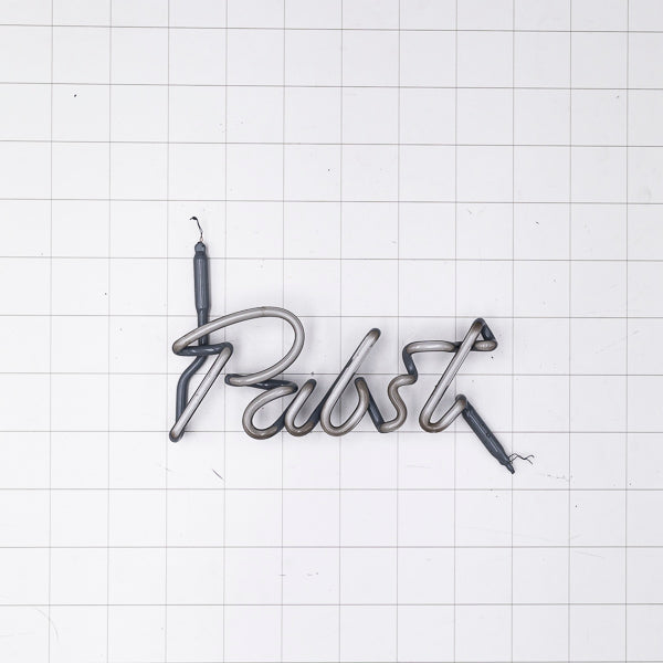 Pabst Vintage Script Word unit Replacement Tube - Neon Sign Part
