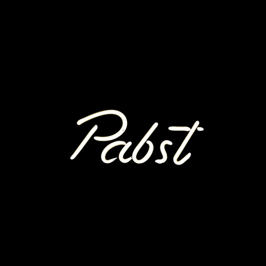 Pabst vintage script word unit Neon Sign Replacement Tube