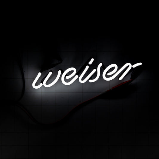 weiser Single Stoke Script Word unit Replacement Tube 2 of 2 Word Units for Budweiser Replacement Tube - Neon Sign Part