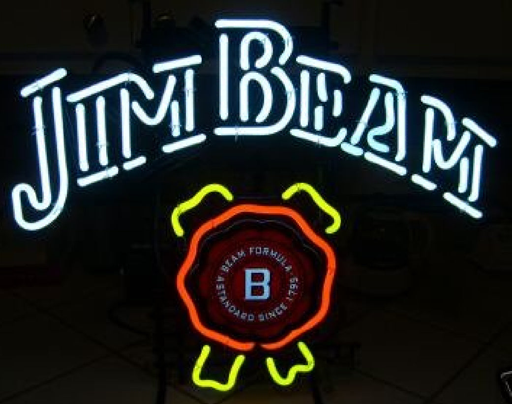 JIM Double Stroke Word unit for Jim Beam Replacement Tube - Neon Sign Part