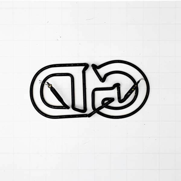 GD Double Stroke word unit for MGD Serape Neon Replacement Tube - Neon Sign Part