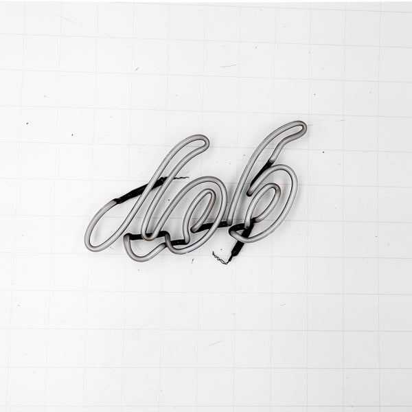 lob Double Stroke Script Word Unit for Michelob Replacement Tube - Neon Sign Part