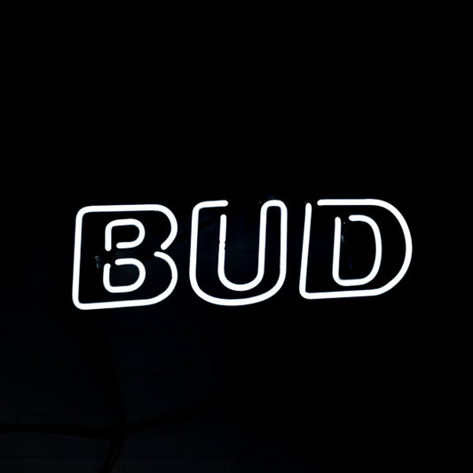 BUD Double Stroke Word Unit for Bud Light Replacement Tube - Neon Sign Part