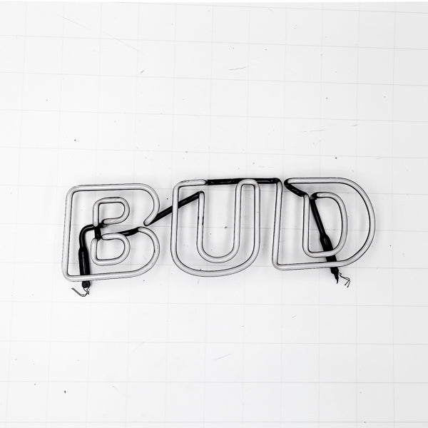 BUD Double Stroke Word Unit for Bud Light Replacement Tube - Neon Sign Part