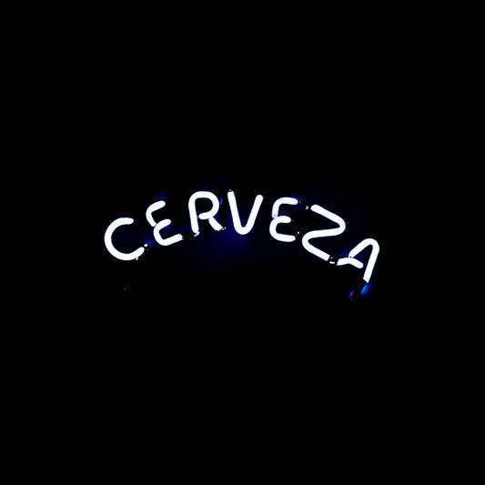 CERVEZA Single Stroke Arched Word Unit Replacement Tube - Neon Sign Part