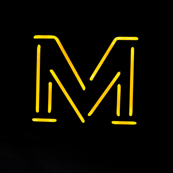 Double Stroke M for MGD Large Cold Filtered Replacement Tube - Neon Sign Part