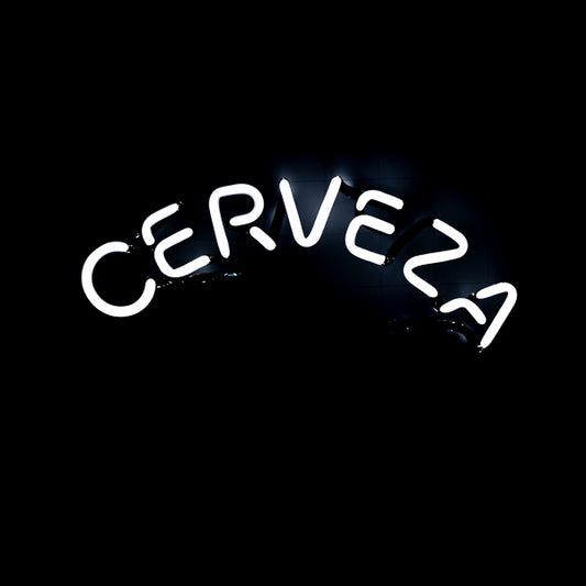 CERVEZA Single Stroke Word Unit Arched Replacement Tube - Neon Sign Part