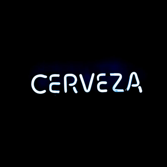 CERVEZA Single Stroke Word Unit Replacement Tube - Neon Sign Part