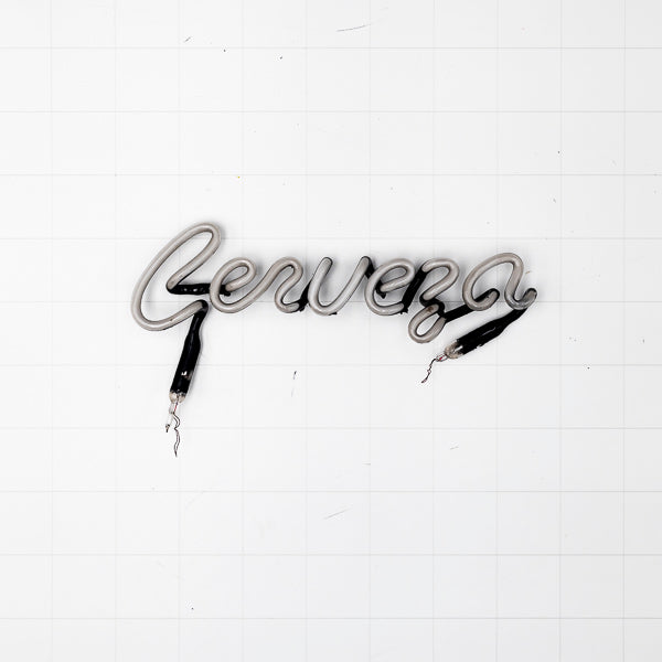 Cerveza Script Word Unit Replacement Tube - Neon Sign Part