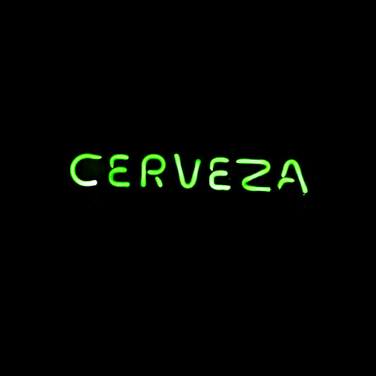 CERVEZA Single Stroke Word Unit Replacement Tube - Neon Sign Part