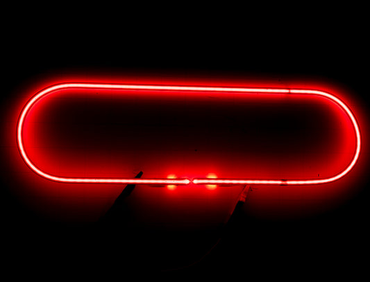 Unkown Repaired Rectangle / Oval Border Replacement Tube - Neon Sign Part
