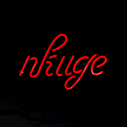nkuge word unit for Large Maiden Bottle Cap for Leinenkugel's Replacement Tube - Neon Sign Part