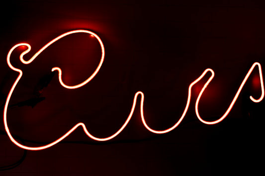 Coors Double Stroke Script word unit for Lower/Bottom Outline of  Replacement Tube - Neon Sign Part