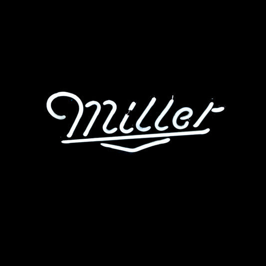 Miller Single Stroke Script Word Unit & Emphasis Tube with Vertical Electrodes for Miller Replacement Tube - Neon Sign Part