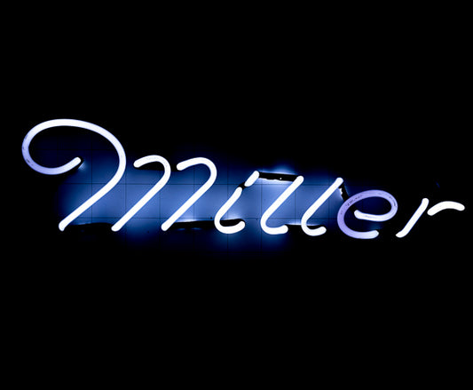 Miller Single Stroke Italic Word Unit for Miller Replacement Tube - Neon Sign Part