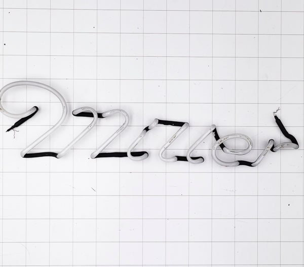 Miller Single Stroke Italic Word Unit for Miller Replacement Tube - Neon Sign Part