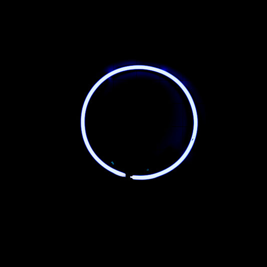 Blue Circle/Ring/Border Unit for Unknown Replacement Tube - Neon Sign Part