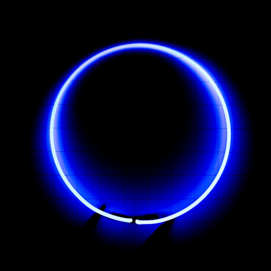 Blue Circle/Ring/Border Unit for Unknown Replacement Tube - Neon Sign Part