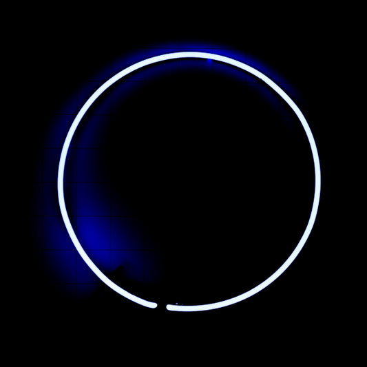 Blue Circle/Ring Border Unit for Old Milwaukee Replacement Tube - Neon Sign Part