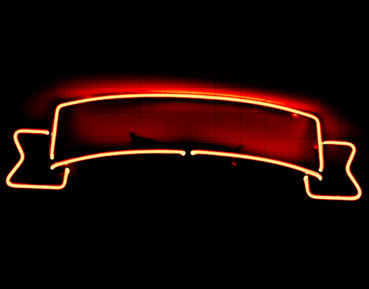 Border/Ribbon Border Unit for Ice House ICE Brewed Replacement Tube - Neon Sign Part