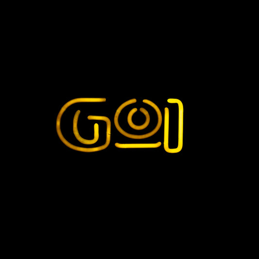 Gol Double Stroke Word Unit for Michelob Golden Light Replacement Tube - Neon Sign Part