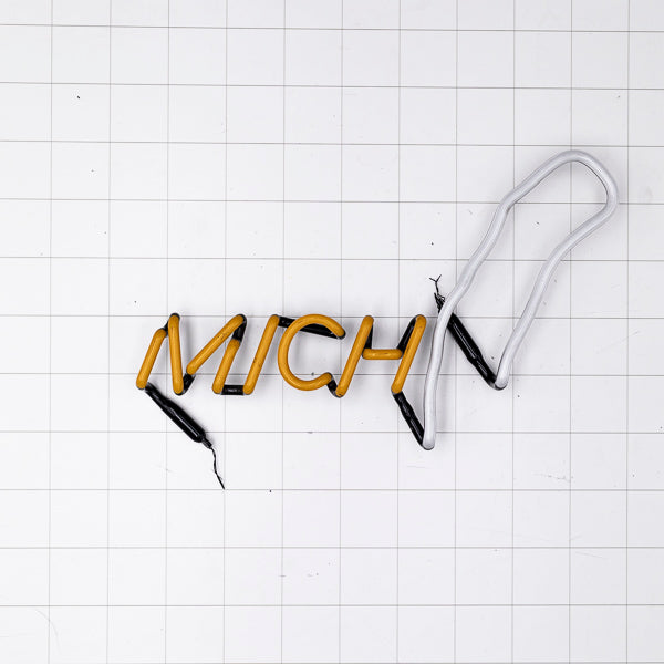 MICH Single Stroke & Border Unit for Michelob Golden Light Replacement Tube - Neon Sign Part