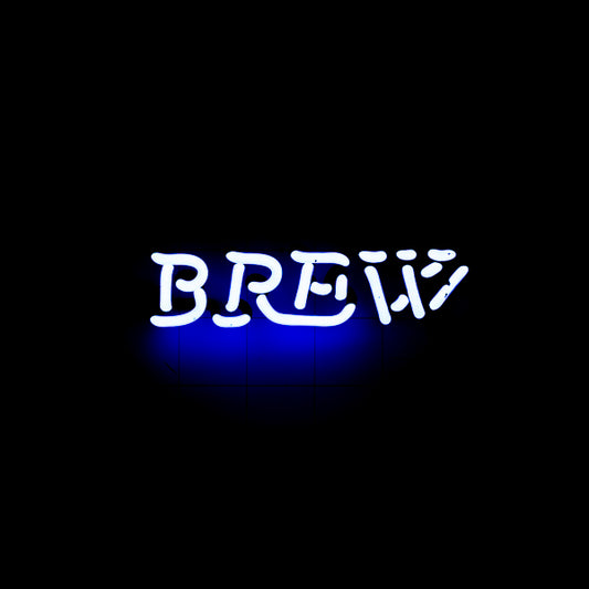 BREW Single Stroke Word Unit for Capital Brewery 7 Beers on Tap Replacement Tube - Neon Sign Part