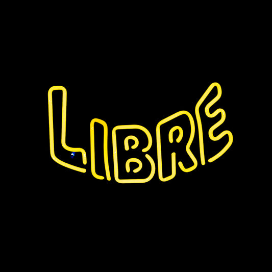 LIBRE Double Stroke word unit for Modelo Lucha Libre Neon Sign Replacement Tube