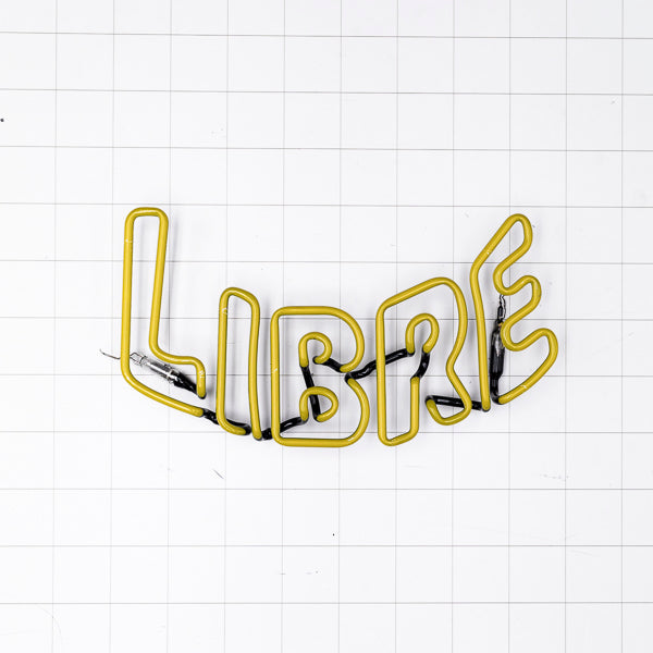 LIBRE Double Stroke word unit for Modelo Lucha Libre Neon Sign Replacement Tube