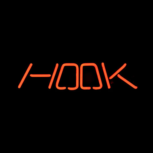 HOOK Single Stroke Word Unit Replacement Tube - Neon Sign Part Used