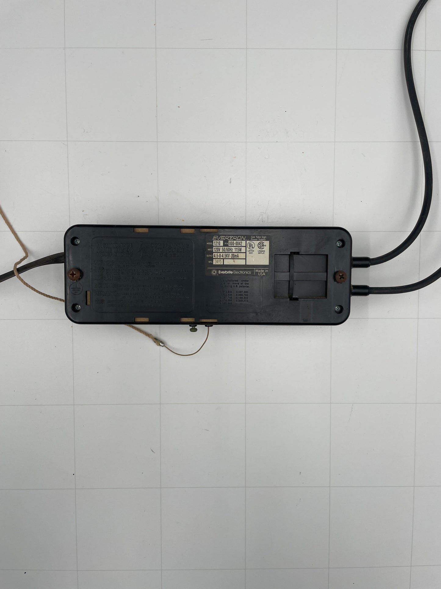 Everbrite Electronic Neon Sign Replacement Transformer – 4.5Kv