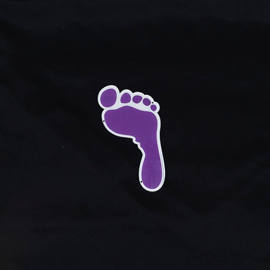 Barefoot Wine Purple Foot Neon Sign Plastic Replacement Panel
