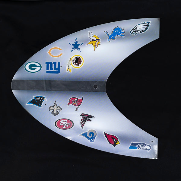 Left Side of Bud Light NFL Football Neon Sign Plastic Replacement Panel