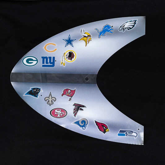 Left Side of Bud Light NFL Football Neon Sign Plastic Replacement Panel