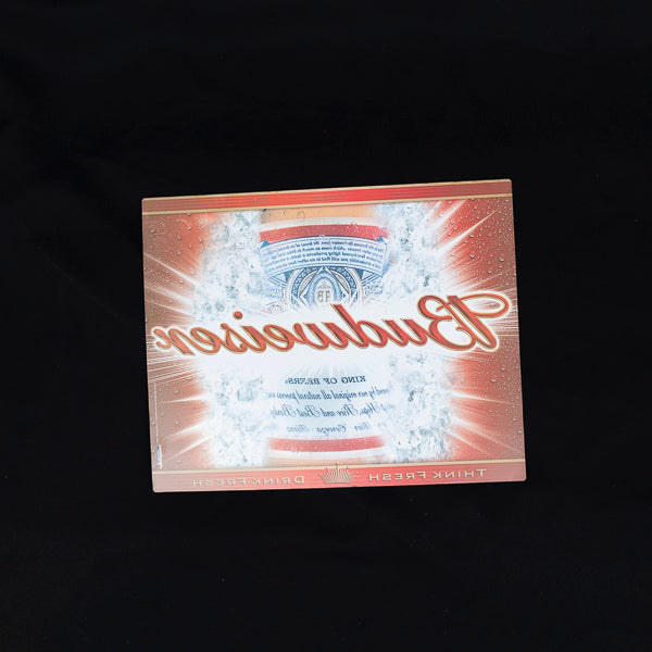 Budweiser King of Beers Neon Sign Plastic Replacement Panel