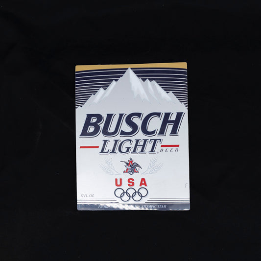 Busch Light 1996 US Olympic Team Bottle Neon Sign Plastic Replacement Panel