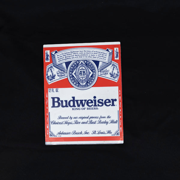 Budweiser King of Beers Bottle Neon Sign Plastic Replacement Panel