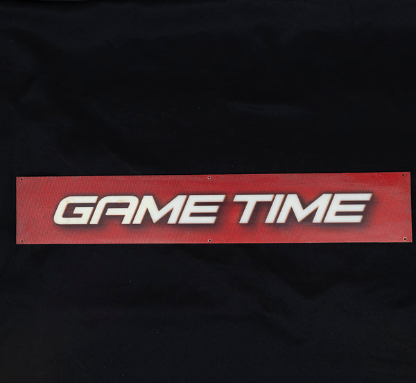 Game Time Neon Sign Plastic Replacement Panel