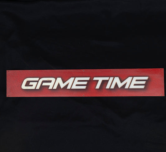 Game Time Neon Sign Plastic Replacement Panel