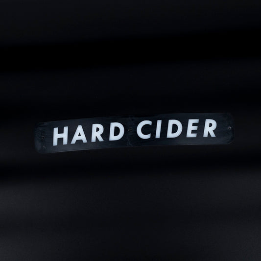 Hard Cider Neon Sign Plastic Replacement Panel