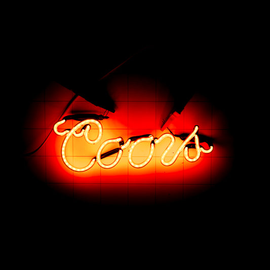 Coors Script Word Unit Replacement Tube - Neon Sign Part