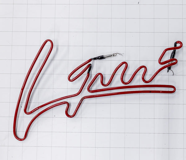 Light Double Stroke Script Partial word unit for Yuengling Light Replacement Tube - Neon Sign Part