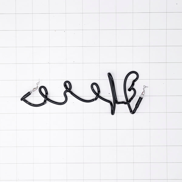 Here Script Word Unit Replacement Tube - Neon Sign Part