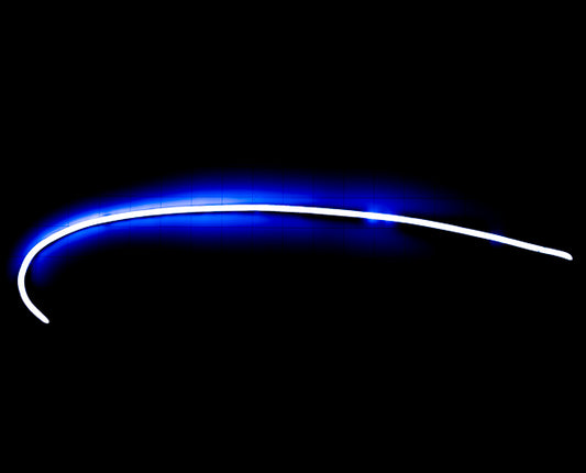 Bud Light 5 ft Swoosh Replacement Tube top or bottom unit - Neon Sign Part Used