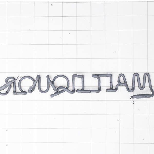 MALT LIQUOR Single Stroke Word Unit Replacement Tube - Neon Sign Part